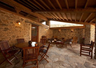 Terraza bajo cubierta